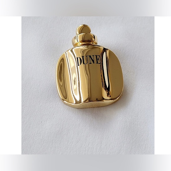 Dior Accessories - CHRISTIAN DIOR Vintage Dune Perfume Bottle Brooch
